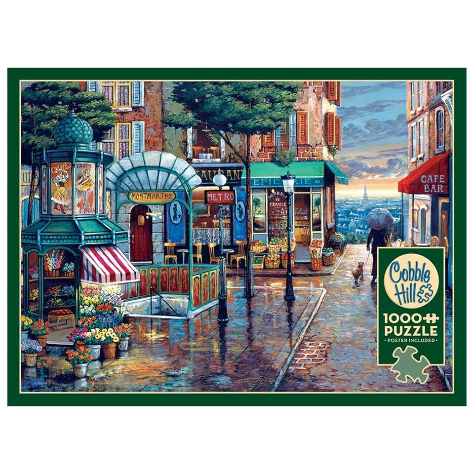 image 1 of Cheatwell Games Rainy Day Stroll Jigsaw Puzzle 1000 Pieces