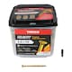 image 3 of Timco - Velocity Premium Multi-Use Screws - PZ - Double Countersunk - Yellow  (Size 5.0 x 70 - 375 Pieces)