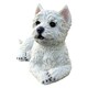 image 4 of West Highland Terrier Figurine In An Alert Pose Realistic Home Or Garden Decoration