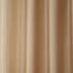 image 1 of Faux Silk Lined Eyelet Curtains 168cm x 137cm Latte Brown | Brown