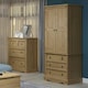 image 6 of Corona, 2 Door, 3 Drawer Wardrobe Brown