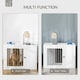 image 3 of PawHut Furniture-Style Dog Crate End Table w/ 2 Doors, for Medium & Large Dogs