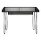image 4 of Core Products Dallas Home Office Desk With Hairpin Legs, H90.0cm x W120.1cm x D55.2cm White