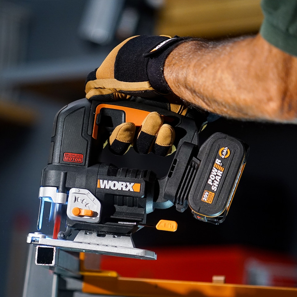 image 1 of WORX 20V Cordless Brushless 3500Rpm Jigsaw (BARE TOOL) WX542.9