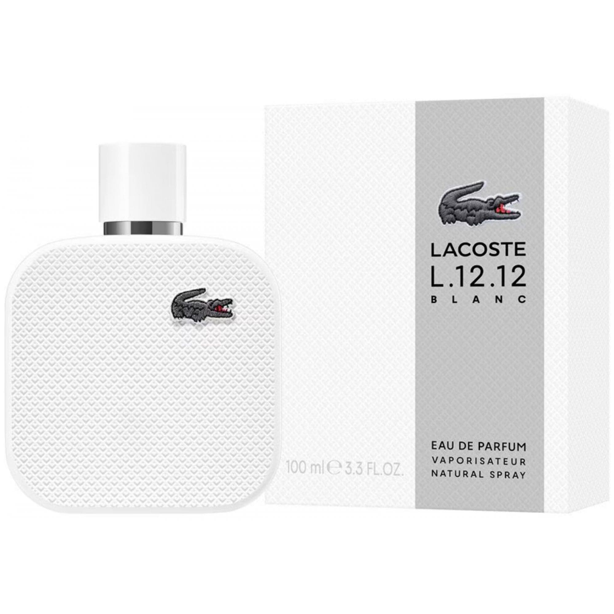 Lacoste L.12.12. Blanc 100ml EDP Spray - Tesco Groceries