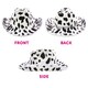 image 5 of Pack of 2 White Cow Print Cowboy Hat White | One Size