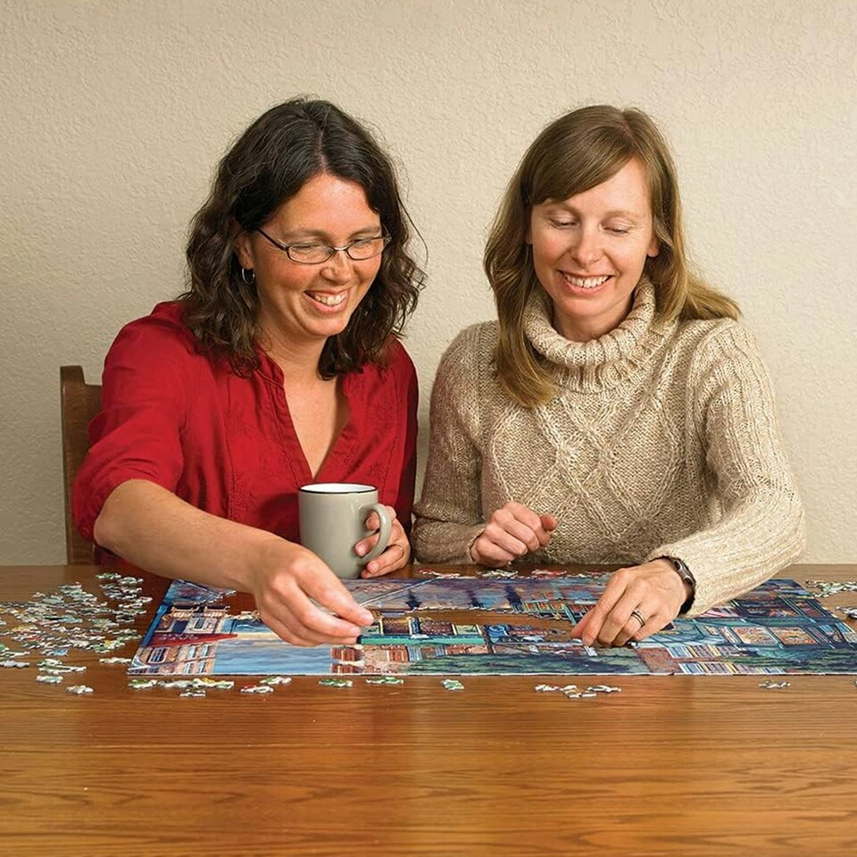 image 1 of Cheatwell Games Rainy Day Stroll Jigsaw Puzzle 1000 Pieces