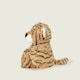 image 4 of Warmies Large Microwaveable Tiger Plush , Brown, Soothing Lavender Scented Soft .