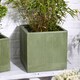 image 3 of Dibor Medium Fibre Clay Outdoor Garden Planter – Sage Green