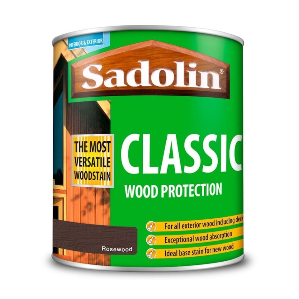 image 1 of Sadolin Classic Wood Protection 1L Rosewood