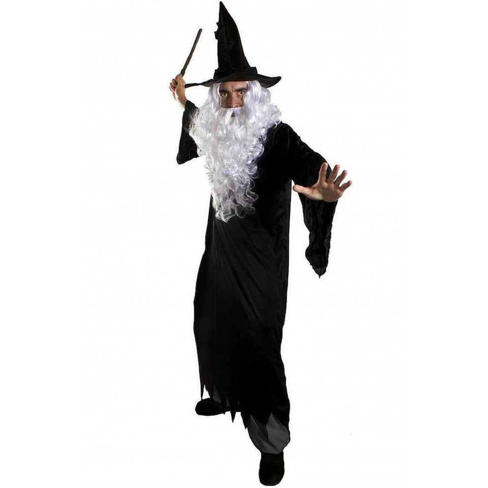 image 1 of Wizard Costume | Black | S