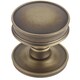 image 1 of Antique Brass Cupboard Knob for Elegant Interiors - Kitchen Cabinet Knob