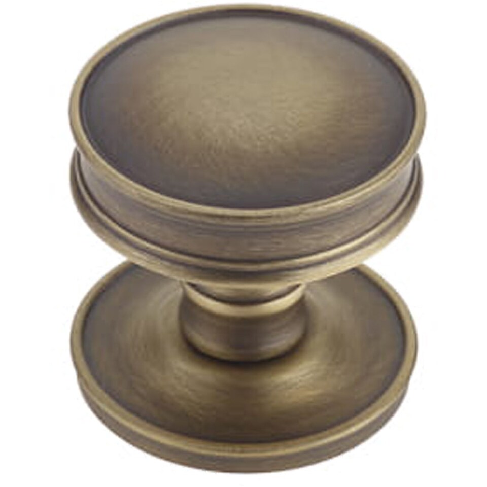 image 1 of Antique Brass Cupboard Knob for Elegant Interiors - Kitchen Cabinet Knob