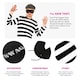 image 2 of Storybook Burglar Costume - Long Sleeve Top, Hat, Mask & Bag Black | M
