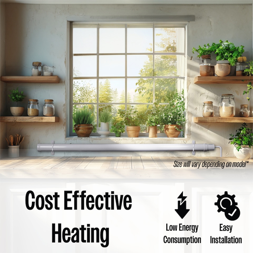 image 1 of Prem-I-Air Tubular Heater 80w 2ft White