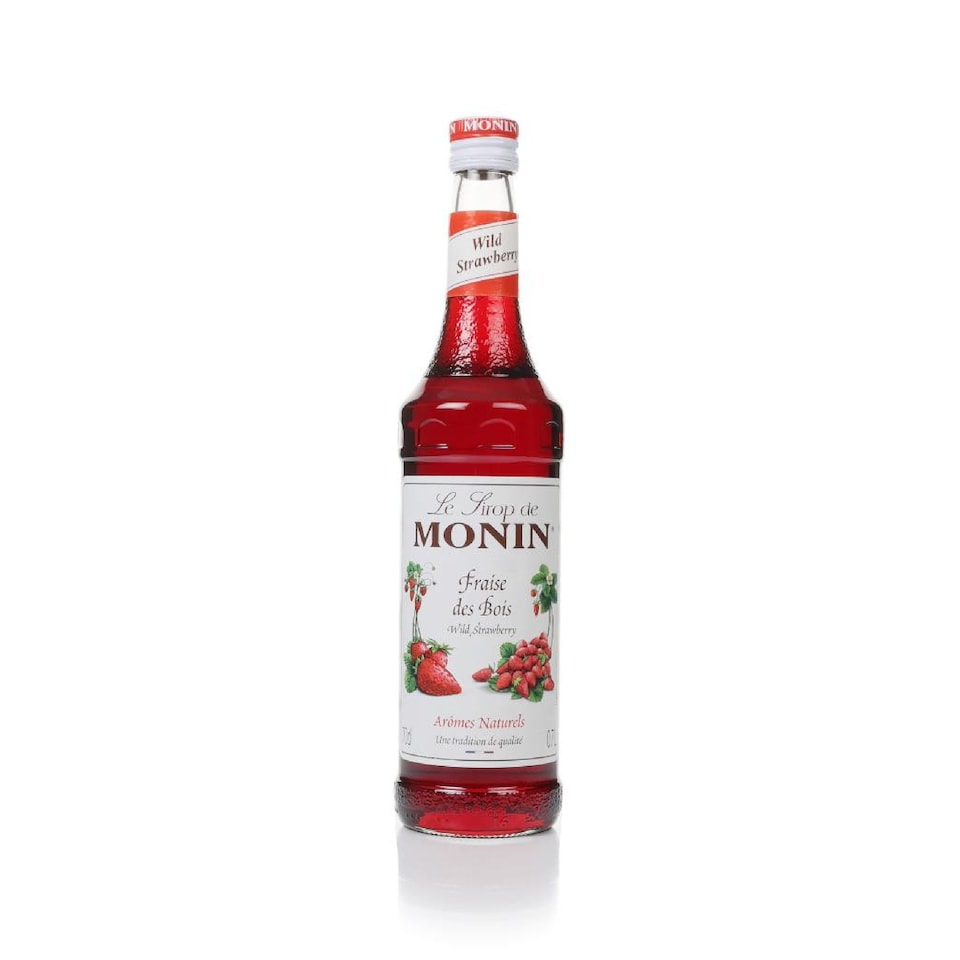image 1 of Monin Wild Strawberry Syrup | Clear