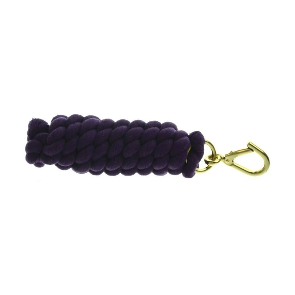 Hy Extra Thick Lead Rope - Purple - 2m