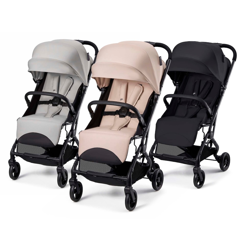image 1 of Kinderkraft Compact And Lightweight Pushchair Indy 3 | Black | Black