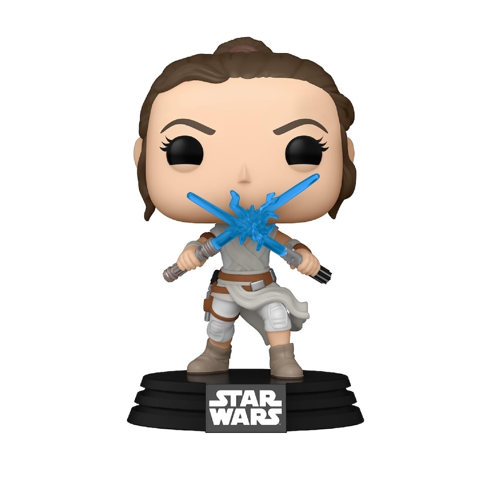image 1 of Funko Pop Star Wars Rey With 2 Lightsabers Figure 434