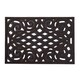 image 1 of Nicoman Victorian Style Rubber Outdoor Door Mat Brown 90 x 60cm | Brown | 91 x 61cm