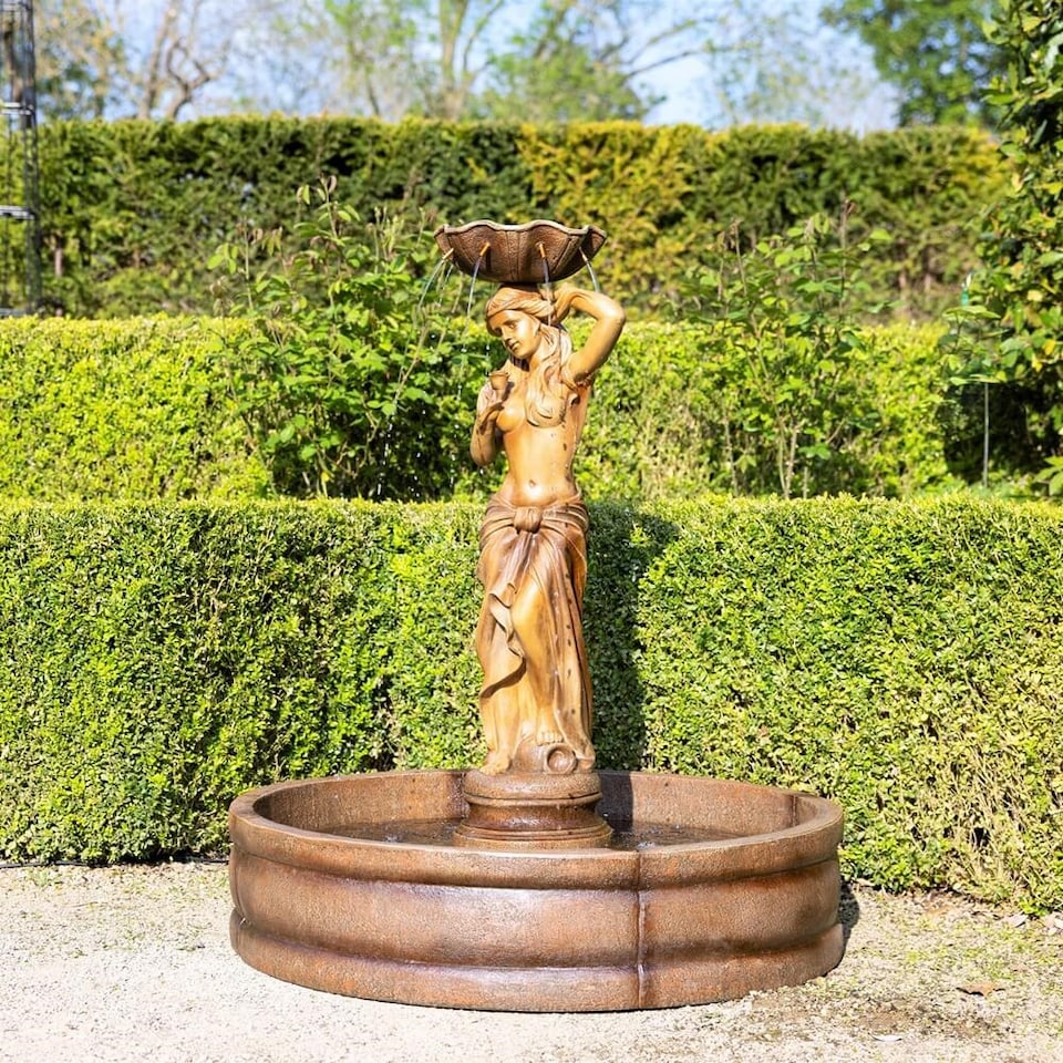 image 1 of Naiades Figurine & Surround Water Feature 119cm