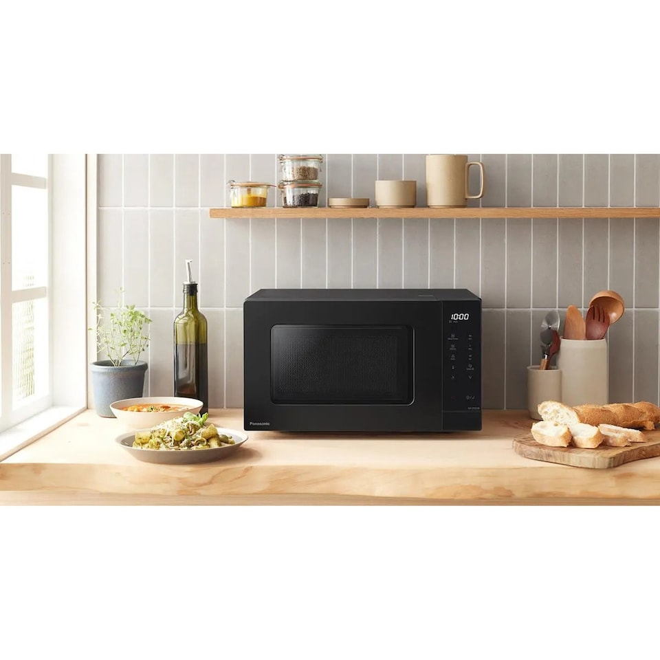 image 1 of Panasonic NN-ST22QBBPQ 20l Compact Microwave Oven - Black