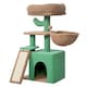 image 1 of Skylos Multi-Level Cat Tree Tower with Condo Hammock Plush Activity Centre