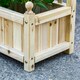 image 6 of Outsunny Raised Garden Bed with Trellis Garden Planters Indoor Outdoor Natural