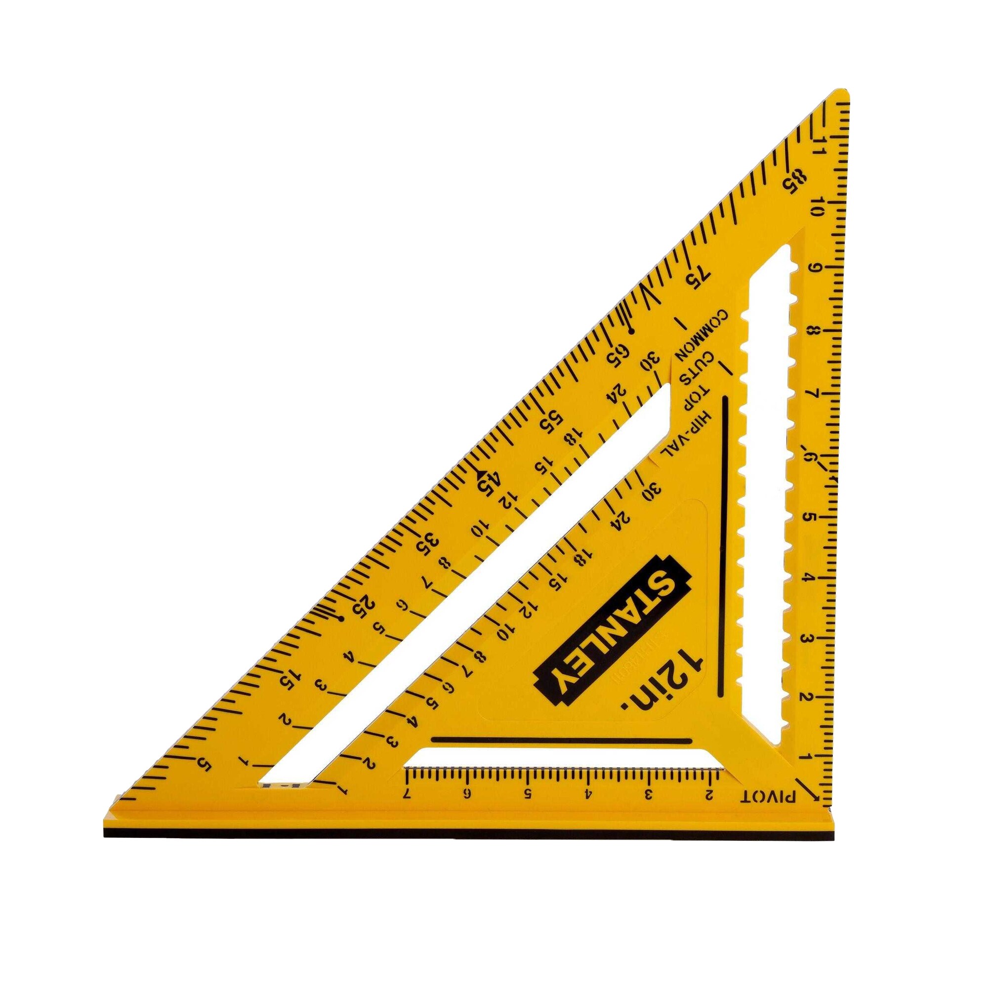 Stanley ABS Plastic Measuring Square Yellow Yellow/Black 12in 1