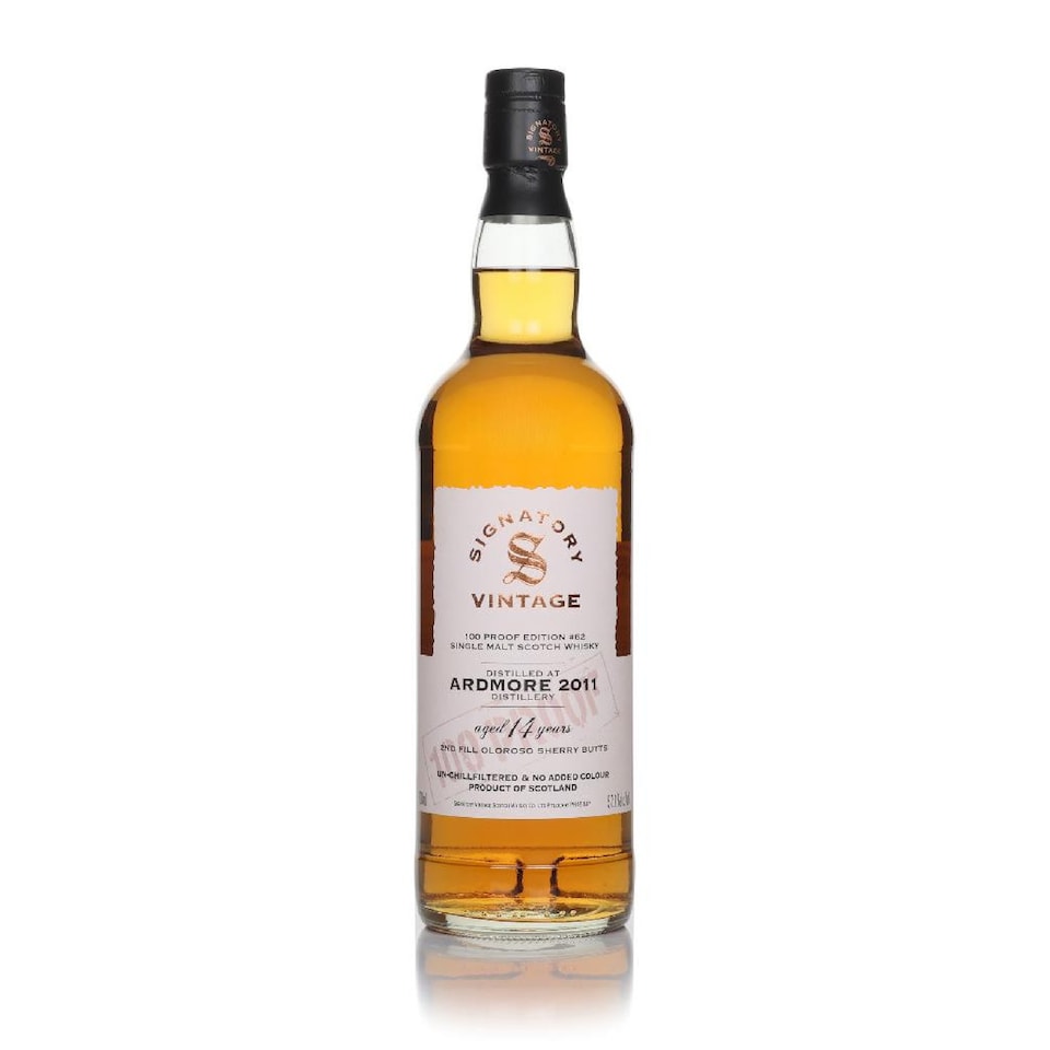 image 1 of Ardmore 14 Year Old 2011 - 100 Proof Edition 62 Signatory | Clear
