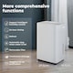 image 4 of Spector 10L Portable Dehumidifier White Air Purifier Quiet Moisture Extractor | White