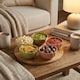 image 2 of Ceramic Bowl Set Flower Shape Pastel Serving Modern Dish Set | Multi | Multicoloured | 6 Pcs | 1