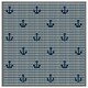 image 3 of Anchors on rope pattern (Picutre Frame) Brown | XL