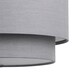 image 3 of Dark Grey 2 Tier Ceiling Light Shade | Grey | Medium | 1