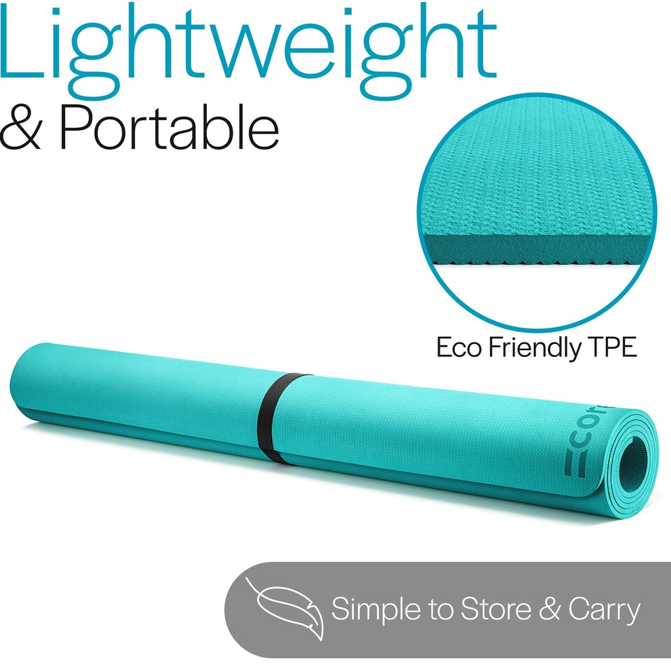 image 1 of Extra Large Exercise Mat (183cm x 116cm) - Green
