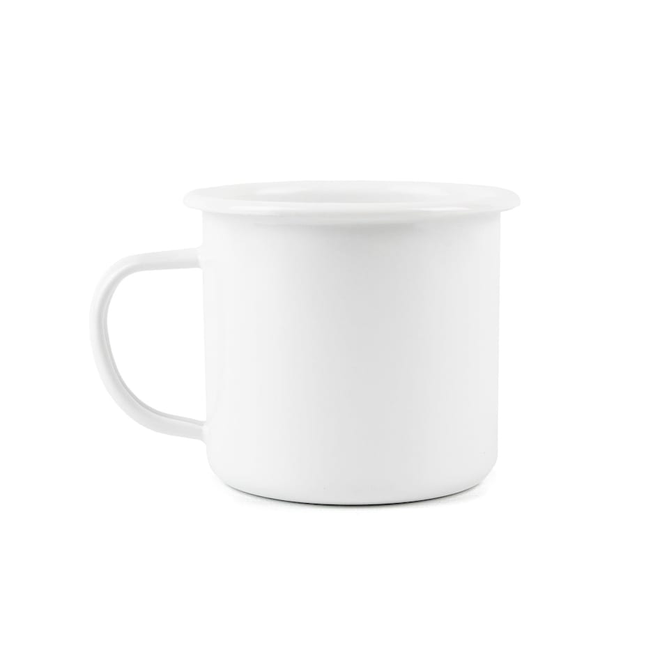 image 1 of My Garden Is My Happy Place Enamel Mug - Green