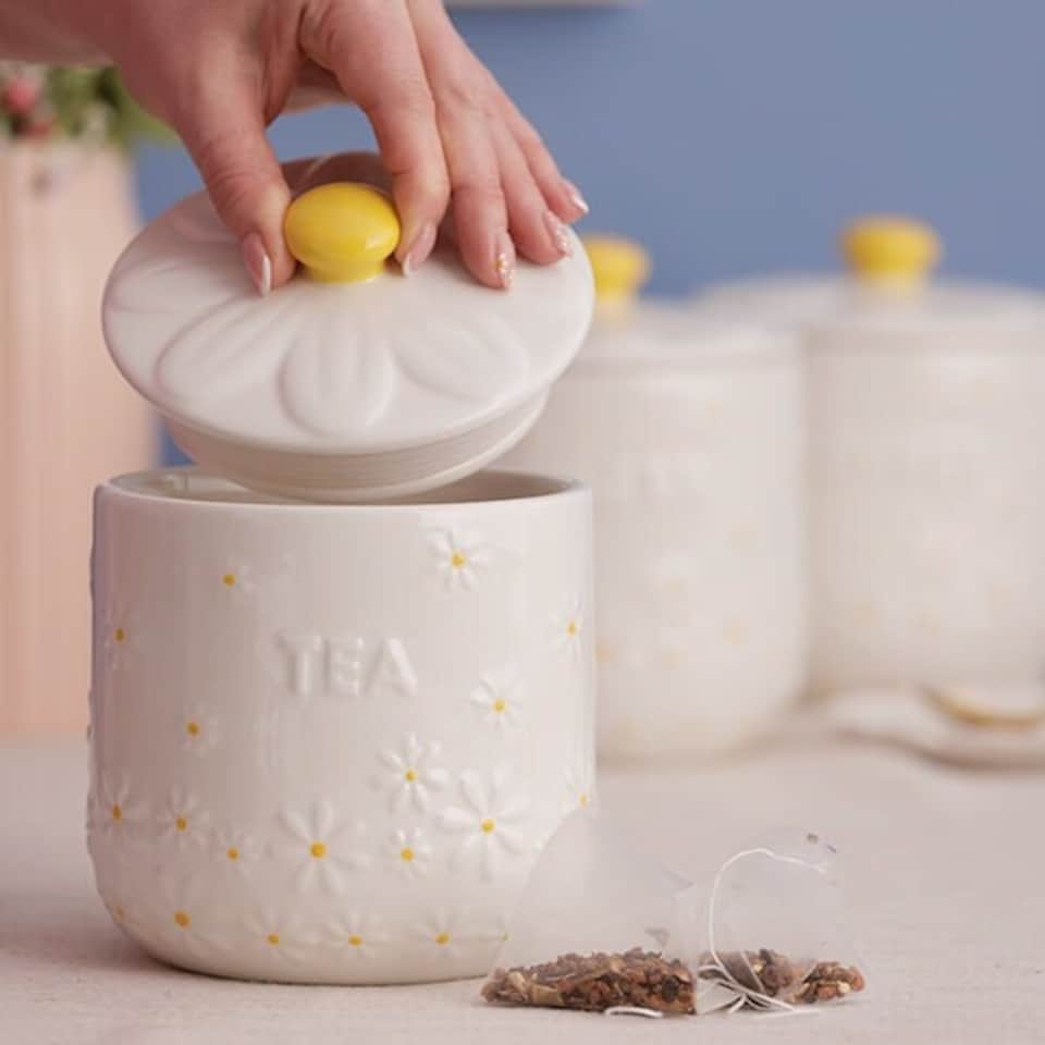 image 1 of Price & Kensington Daisy Tea Jar