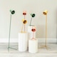 image 1 of ValueLights Lark Mustard Yellow Metal Task Slimline Floor Lamp