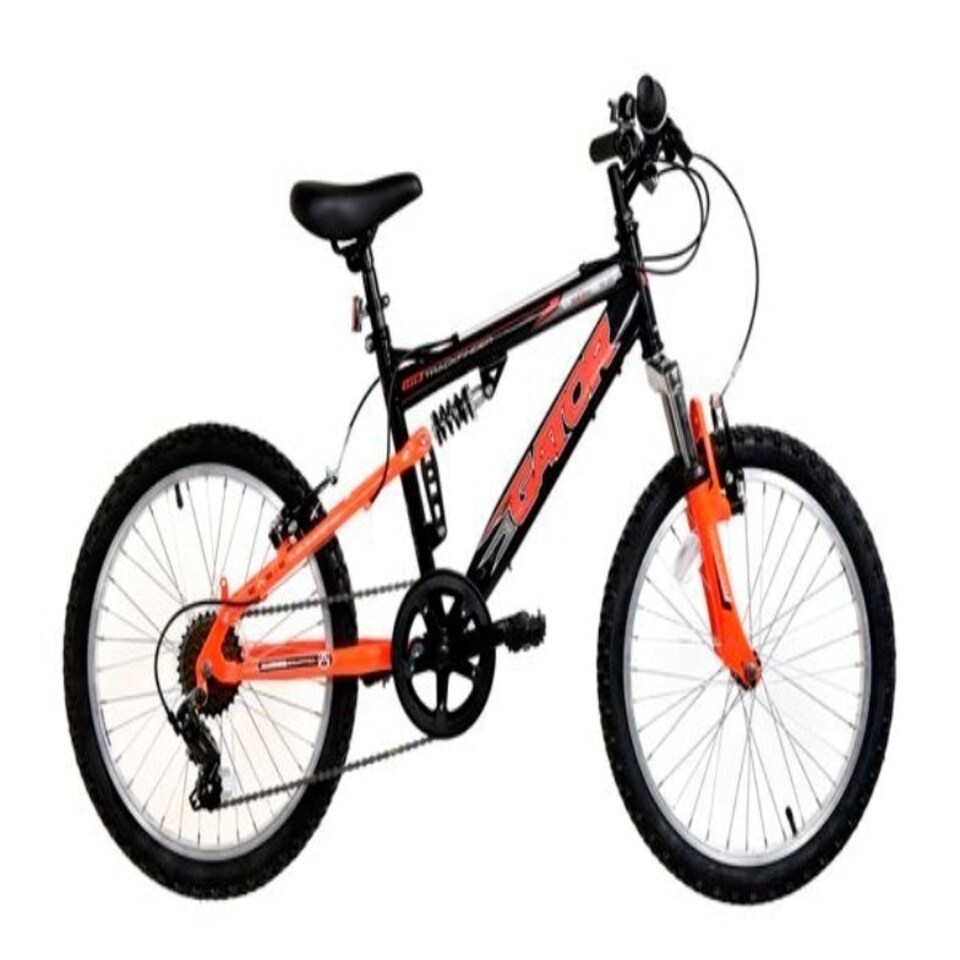 Basis Gator Junior Full Sus Mountain Bike 20In Wheel