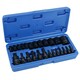 image 5 of 25pc Male + Female Impacted Impact Torx Star E Sockets T8 - T60 + E4 - E22