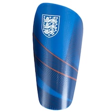 England FA Childrens/Kids Crest Slip-In Shin Guards - Dark Blue/White/Blue/Red - 7-9 Years