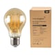 image 1 of ValueLights 5 Pack Filament E27 Amber Glass GLS Light Bulbs | Clear