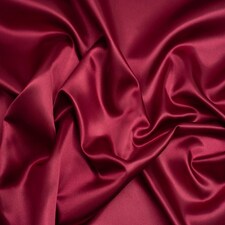 Minerva Core Range Wine Soft Polyester Satin Fabric for Dressmaking, 147cm / 57" Wide - per metre