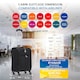 image 3 of Flight Knight Lightweight 4 Wheel 800D Soft Case Quilted Suitcase Cabin Carry On Hand Luggage Ryanair Maximum Priority Carry On Approved Black | Black | Cabin Bag