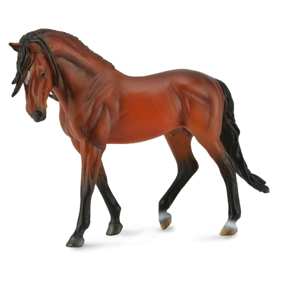 CollectA Andalusian Stallion Horse Toy, Hand-Painted And Designed By Experts
