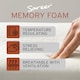 image 4 of Sareer Pocketo 1500 Pocket Sprung Memory Foam Mattress 4FT6 | Grey | Double