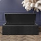image 2 of Safar 180cm Wide Ottoman Storage box - Black Naples Ottoman Box with Storage