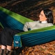 image 4 of SingleNest Hammock - Lightweight Durable Portable Camping Hammock | Blue | Blue