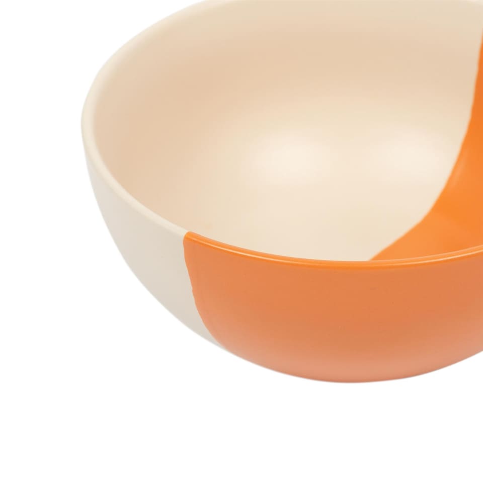 image 1 of Nicola Spring 12pc Dipped Stoneware Dinner Set - Burnt Orange