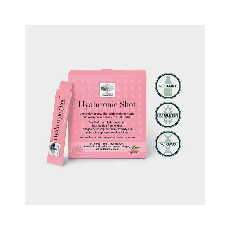 image 1 of New Nordic Hyaluronic Shot Sachets 15